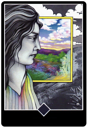 在世俗的生活與心靈之間，大多數人都想要維持一定的平衡，卻總是難以如願，老是被世俗的一切推著走，看是無可奈何，卻也是另一種選擇。禪卡主要是讓我們拋開理智與頭腦的運作，去體驗當下每一刻的感受，進而取得一種內心的安寧與穩定感。